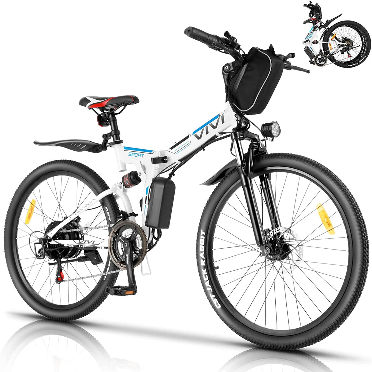 ViVi 26Inch Electric 350W 36V Foldable Mountain Bike – Grab