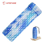 Outdoor Sleeping Pad Camping Inflatable Mattress with Pillows