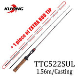 KUYING TETON Ultra Light Casting Lure Fishing Rod