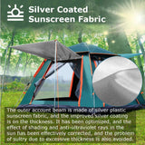 5-6 Person Outdoor Automatic Speed-open Beach Tent