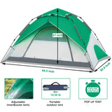 5 Person Outdoor Automatic Set up Camping Tent