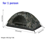 Ultralight Camping Single Layer Travel Tent