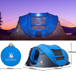 5-8 People Fully Automatic Camping Tent