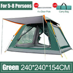 5-6 Person Outdoor Automatic Speed-open Beach Tent