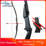 Huntingdoor 30lbs/40lbs Recurve Bow and Arrows Set Right Hand&amp;Left Hand Double Arrow for Shooting Hunting Games Outdoor Sports