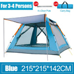 5-6 Person Outdoor Automatic Speed-open Beach Tent