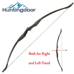 Huntingdoor 30lbs/40lbs Recurve Bow and Arrows Set Right Hand&amp;Left Hand Double Arrow for Shooting Hunting Games Outdoor Sports