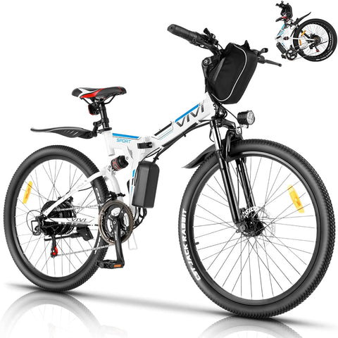 ViVi 26Inch Electric 350W 36V Foldable Mountain Bike