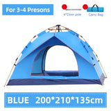 5-6 Person Outdoor Automatic Speed-open Beach Tent