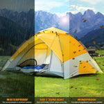 5 Person Outdoor Automatic Set up Camping Tent