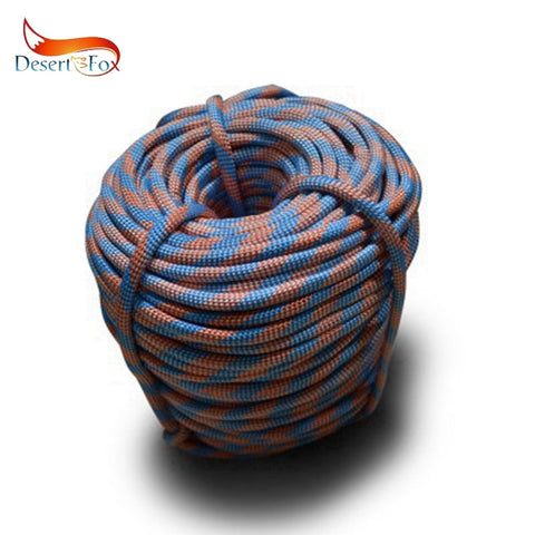 Desert&Fox Climbing Rope 10m/20m/30m/50m Wear Resistant 9mm Diameter High Strength