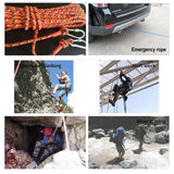 Desert&Fox Climbing Rope 10m/20m/30m/50m Wear Resistant 9mm Diameter High Strength