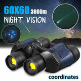 60x60 5-3000M Binoculars Optical Night Vision Waterproof Military Binoculars