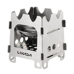 Lixada Outdoor Camping Stove Portable Furnace, Cooking, Picnic Stainless Steel. n Wood Stove for Fishing Hiking