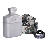 Boundless Voyage Outdoor Camping Titanium Military Canteen Cups Set