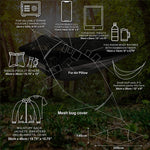 Hitorhike 1-2 Person Mosquito Net Parachute Hammock