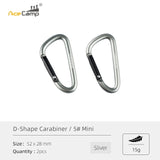 AceCamp D-shape Carabiner