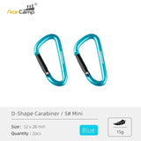 AceCamp D-shape Carabiner