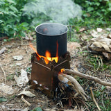 TOMSHOO Titanium Folding Wood Stove