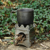 TOMSHOO Titanium Folding Wood Stove