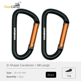 AceCamp D-shape Carabiner