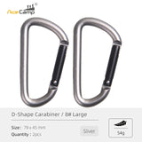 AceCamp D-shape Carabiner