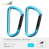 AceCamp D-shape Carabiner