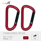 AceCamp D-shape Carabiner