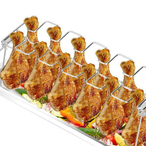 Stainless Steel Chicken Wing Leg Rack