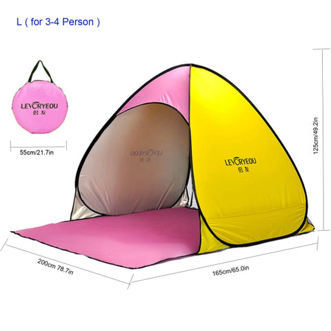 Automatic Instant Pop Up Tent Sun Shelter