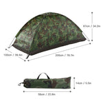 Ultralight Waterproof Camping Tent Single Layer Portable