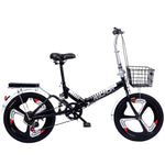 20 inch 6 speed Folding bicycle men and women's adult ultralight variable speed portable lightweight