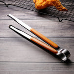 25cm Stainless Steel BBQ Grilling Tongs